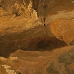 Italian Mountain Landscape with Overgrown Rock, probably near Olevano by Fritz Petzholdt - 1_67673bdab7c995d950164030