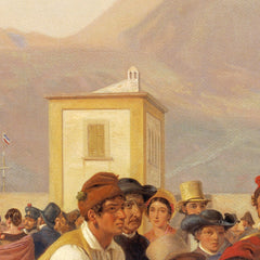 A Reciter of "Orlando Furioso" at the Molo, Naples by Constantin Hansen - 1_67673e75b7c995d950164083