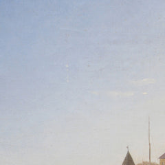 Strandvejen at Vedbæk. Winter Afternoon by Johan Stroe - 1_67674bf8b7c995d950164171