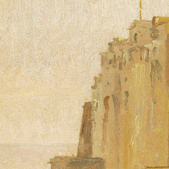 Castle of the Egg in Naples by Christen Købke - 1_67674e15b7c995d9501641ca