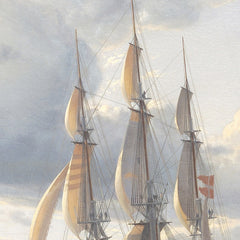 The Liner Ship "Valdemar" Crosses the Sound in a Fresh Gust of Wind by Emanuel Larsen - 1_67674e6fb7c995d9501641ce