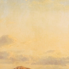 Evening by the Mediterranean. In the background Marseille and the island of If by Emanuel Larsen - 1_67674ee9b7c995d9501641e1