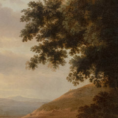 Southern Landscape, Sunset by Johannes Lingelbach - 1_676751b6b7c995d95016424a