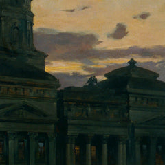 Washington Street, Indianapolis at Dusk by Theodor Groll - 1_676ee029e83ae7ff01b299e1