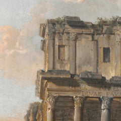 Ruins with the Temple of Antoninus and Faustina by Giovanni Paolo Panini - 1_676eeaa6e83ae7ff01b29acd