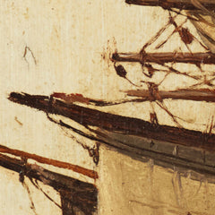 Sketch of a sailing ship  no. 1 by Petrus van der Velden - 1_68461079489bc5bada5cf7dc