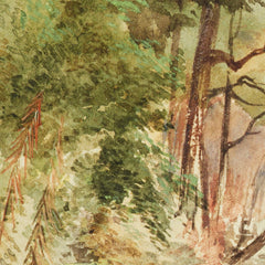 River scene, Porirua river by Nicholas Chevalier - 1_6846b22a1483fa5b355590d1