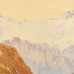 View of Mt. Aspiring, Province of Otago, looking north up the Valley of Matekitiki River from Dr Hector's camp of 1863 by Charles Decimus Barraud - 1_6846b2eb1483fa5b355590da