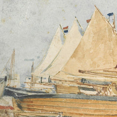 Southwold - a study of sails by Walter Crane - 1_6846b41a1483fa5b355590fa
