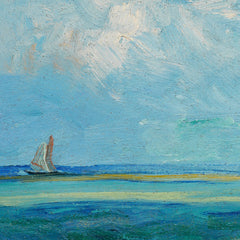 Seascape near Les Saintes-Maries-de-la-Mer by Vincent van Gogh - 2_664891b8bc76b73548b8c9bb