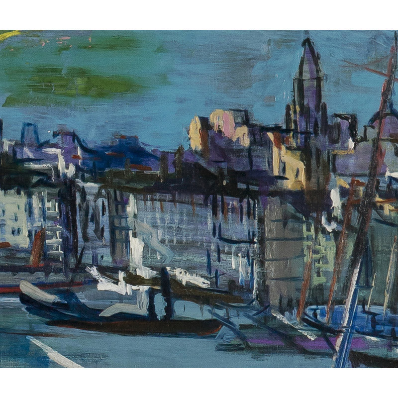 Oskar Kokoschka - Marseille, Harbor II – monalisaprints