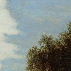 River Landscape with Ferry by Salomon van Ruysdael - 2_66fe7f8a8213847b6f357c06