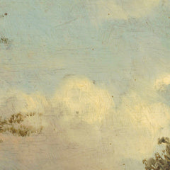 The title translated into English is "The outside Carefree at Kleine Houtweg in Haarlem" by Everhardus Koster - 2_66fe86428213847b6f357c3c