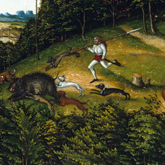 Hunting near Hartenfels Castle by Lucas Cranach - 2_671034b5762cab4eff787133