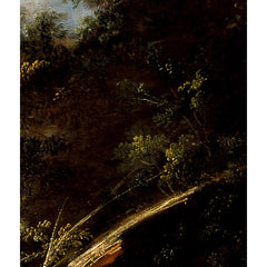 Landscape with the Temptation of Christ by Alessandro Magnasco - 2_6716557479e456cb766b90b5