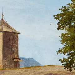 The Military Guardhouse and the Joseph Tower on the Salzburg Mönchsberg by Friedrich Loos - 2_673c8c255e0c5e198f5ec55f