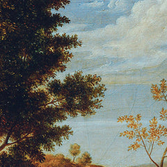 Italian Landscape with Ploughing Farmer (The Serpentara near Olevano, Landscape near Paliano) by Josef Anton Koch - 2_673cde755e0c5e198f5ec6f5