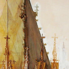 Gothic Burial Church of St. Michael, Side View by Hans Makart - 2_673cdea95e0c5e198f5ec6fd
