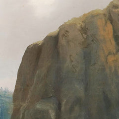 Mountain landscape with lake by Unknown - 2_673ce3bf5e0c5e198f5ec730
