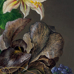 Flower Piece with Pineapple, Grapes and Parrot by Franz Xaver Petter - 2_674342fafaa684e1cf4ba596