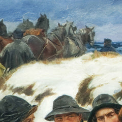 The Lifeboat is Taken through the Dunes by Michael Ancher - 2_67672cbeb7c995d950163f7e