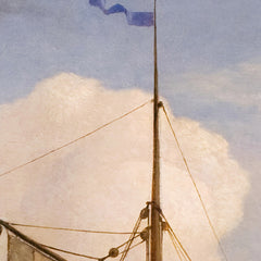 Ships Sailing and Beating up against the Wind in the Sound by Adolph Friedrich Vollmer - 2_67674cf9b7c995d95016419c