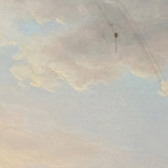 The coast near Vordingborg with the Goose Tower early in the morning by J.P. Møller - 2_67674d53b7c995d9501641ad