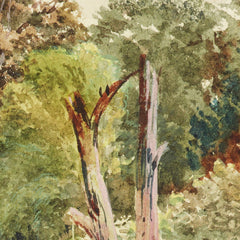 River scene, Porirua river by Nicholas Chevalier - 2_6846b22a1483fa5b355590d1