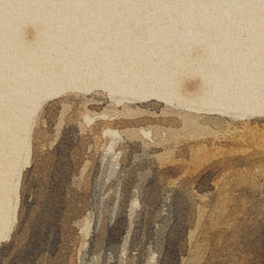 Schistose Bluff, Buller River - opposite mouth of Big Ohika River. by William Marshall Cooper - 2_6846b2e01483fa5b355590d8