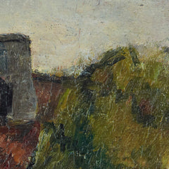 Landscape Village beneath the ruins by Frederick Porter - 2_6846df281483fa5b355591d1