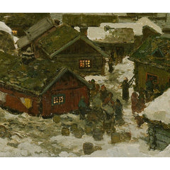 View from Reine in Lofoten by Otto Sinding - 3_66b102651000f9bb7f31f7b7