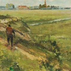 A Windmill on a Polder Waterway, Known as ‘In the Month of July’ by Paul Joseph Constantin Gabriël - 3_66fa594fd568e34668c8096e