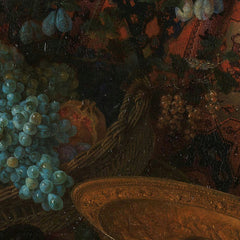 Still Life with Vegetables before a Draped, Overturned Plinth by an Ornamental Fountain by Peeter Gijsels - 3_66fa9b338213847b6f3578ce