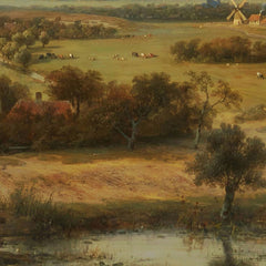 View of the Dunes with the Ruins of Brederode Castle near Santpoort by Andreas Schelfhout - 3_66fc52478213847b6f35796d