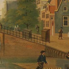 View of the Houtmarkt, Amsterdam by Hendrik Keun - 3_66fce6f18213847b6f357a22