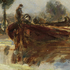 Houses on a Waterway near Crooswijk by Johan Barthold Jongkind - 3_66fdc23c8213847b6f357ad6