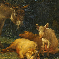 Landscape with Two Donkeys, Goats and Pigs by Karel du Jardin - 3_66fdc9f68213847b6f357b2a