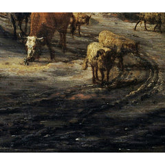 Landscape with Cattle on a Country Road by Jan Wijnants - 3_66fe61468213847b6f357bb1