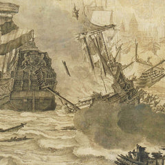 Battle between the Dutch and Swedish Fleets, in the Sound, 8 November 1658 by Willem van de Velde - 3_66fe69bd8213847b6f357bd2