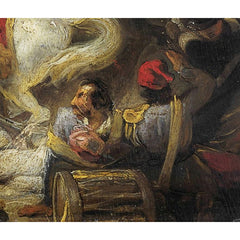 The Prince of Orange changing his Wounded Horse during the Engagement at Boutersem by Cornelis Kruseman - 3_66fe70628213847b6f357bdf