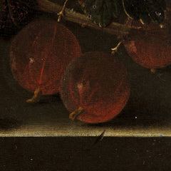 A Sprig of Gooseberries on a Stone Plinth by Adriaen Coorte - 3_66fe7db38213847b6f357bfe