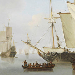 Dutch Ships in a Calm Sea by Willem van de Velde II - 3_66fe7f9d8213847b6f357c07