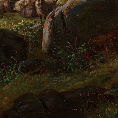 Feige Waterfall (Feigefossen), Lysterfjord, Norway by Johan Christian Clausen Dahl - 3_67103b2a762cab4eff7871a2