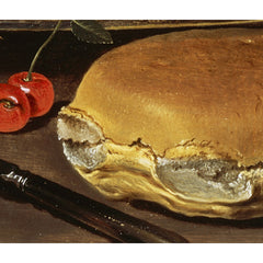 Still Life with Cheeses, Artichoke, and Cherries by Clara Peeters - 3_6716452f3d19ba02d7207429