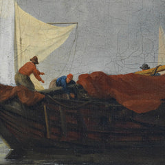 A Yacht and Other Vessels in a Calm by Willem van de Velde II - 3_671645e73d19ba02d7207434