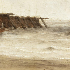 Beach with a Weyschuit Pulled up on Shore by Willem van de Velde II - 3_6716462b3d19ba02d720743f