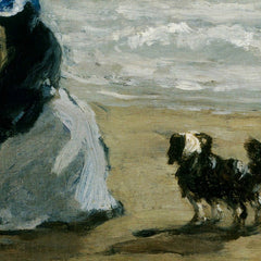 On the Beach, Dieppe by Eugène Boudin - 3_6732792912f9211d49d3d84f