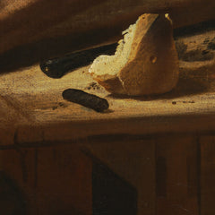 Old Man Lighting a Pipe by Johann Carl Loth - 3_67390c12746ff704b89f88bf