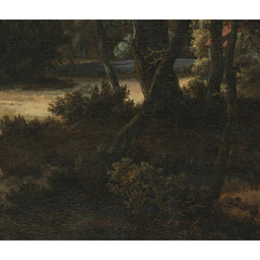 Wooded Landscape with Cottage and Horseman by Meindert Hobbema - 3_67392b2c746ff704b89f88fd