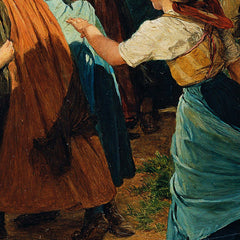 The Bride's Farewell from her Parent's Home - Höldrichsmühle by Ferdinand Georg Waldmüller - 3_673c943a5e0c5e198f5ec564